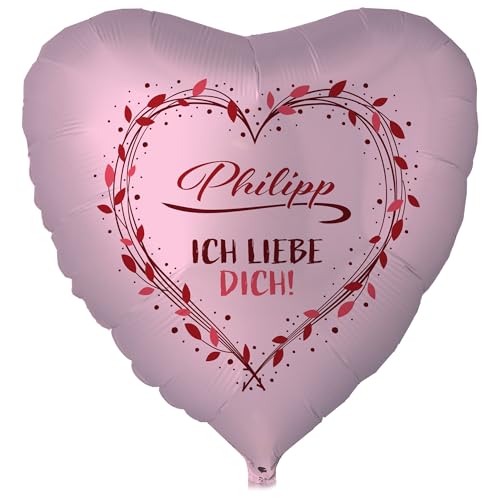 Helium gefüllter Ballon "Ich liebe dich" in Pink mit individuellem Namen Helium gefüllter Ballon "Ich liebe dich" in Pink mit individuellem Namen von Goodtimes