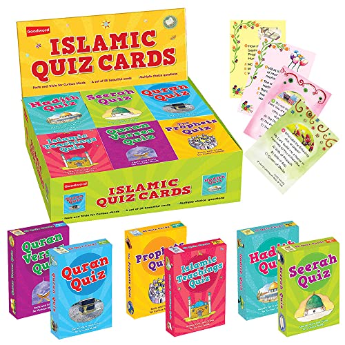 Islamische Quizkarten (Displaybox mit 24 Quizpackungen) von Goodword