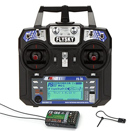 GoolRC Flysky FS i6 AFHDS 2A 2.4GHz 6CH System Fernsteuerung für RC Hubschrauber Segelflugzeug mit FS iA6 Empfänger GoolRC Flysky FS i6 AFHDS 2A 2.4GHz 6CH System Fernsteuerung für RC Hubschrauber Segelflugzeug mit FS iA6 Empfänger von GoolRC
