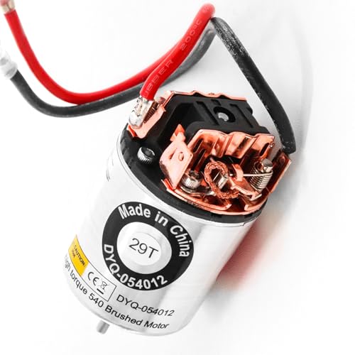 Goolsky 540 Bürstenmotor, wasserdicht, Edelstahlgehäuse, Bürstenmotor, 12T, Kletterwagen, großes Drehmoment, Ersatz für Axial SCX10 AXI03007 90046 Redcat Gen8 Tamiya TT02 Goolsky 540 Bürstenmotor, wasserdicht, Edelstahlgehäuse, Bürstenmotor, 12T, Kletterwagen, großes Drehmoment, Ersatz für Axial SCX10 AXI03007 90046 Redcat Gen8 Tamiya TT02 von Goolsky