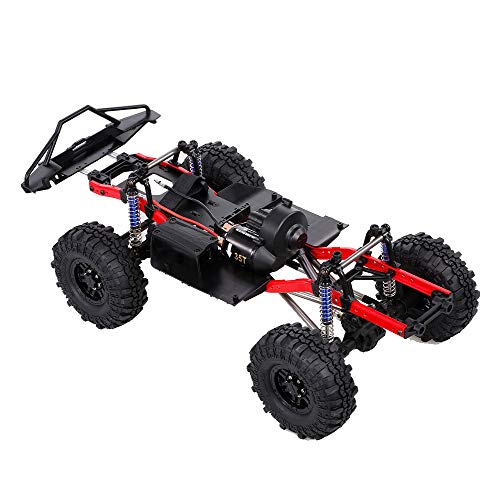 Goolsky AUSTAR A2X-313C RC-Fahrgestell mit Reifen 275 mm / 10,8 Zoll Radstand Fahrgestellrahmen 540 35T Motor für 1/10 RC Crawler Car Axial SCX10 II RC Car von Goolsky