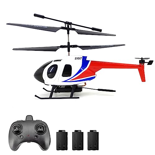 Goolsky Ferngesteuerter Hubschrauber, 2,4 GHz, ferngesteuerte Drohne, Gyroskop, Stabilisierung, One-Key-Start- und Landespielzeug, Geschenk für Jungen, Mädchen, Erwachsene von Goolsky