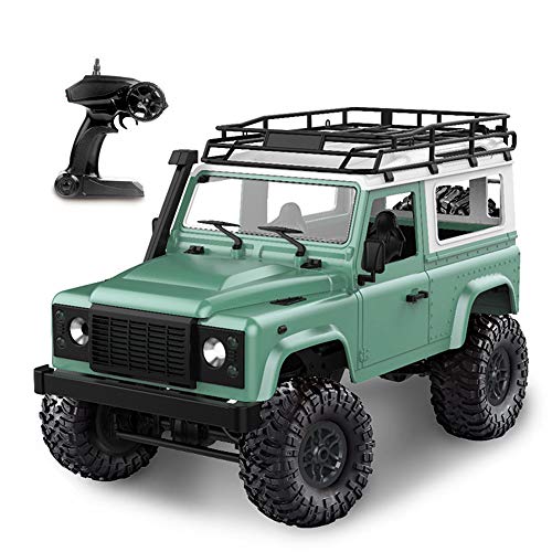 Goolsky Rock Crawler MN-D90 1/12 4WD 2.4G Hochgeschwindigkeitsfernbedienung Geländewagen RC Auto LED Licht RTR Green Goolsky Rock Crawler MN-D90 1/12 4WD 2.4G Hochgeschwindigkeitsfernbedienung Geländewagen RC Auto LED Licht RTR Green von Goolsky