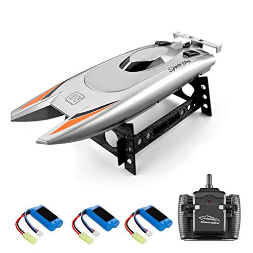 Goolsky RC-Boote für Kinder und Erwachsene, 25 km/h, Hochgeschwindigkeits-Rennboot, 2 Kanäle, ferngesteuerte Boote Goolsky RC-Boote für Kinder und Erwachsene, 25 km/h, Hochgeschwindigkeits-Rennboot, 2 Kanäle, ferngesteuerte Boote von Goolsky
