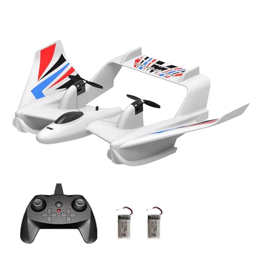 Goolsky RC Flugzeug 3in1 Ferngesteuertes - Wasser Land Luft Fernbedienung 2,4 GHz Gyroskop EPP Drohne Stunt Fliegen Schlitten Design von Goolsky
