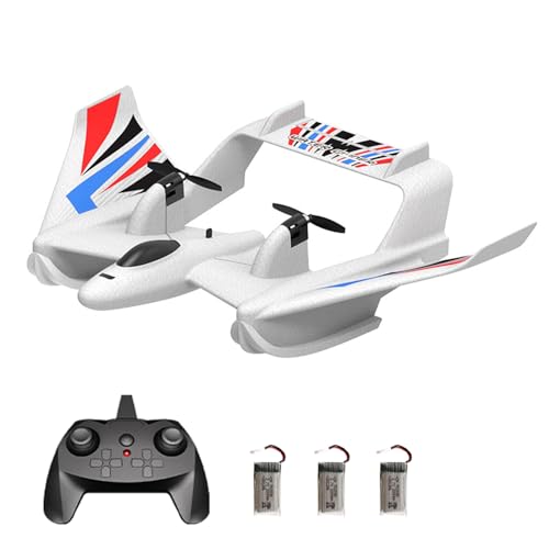 Goolsky RC Flugzeug, 3in1 Ferngesteuertes Flugzeug RC Aeroplane Wasser Land Luft Fernbedienung Flugzeug 2,4 GHz Gyroskop EPP Fernbedienung Drohne Stunt Fliegen Schlitten Design Goolsky RC Flugzeug, 3in1 Ferngesteuertes Flugzeug RC Aeroplane Wasser Land Luft Fernbedienung Flugzeug 2,4 GHz Gyroskop EPP Fernbedienung Drohne Stunt Fliegen Schlitten Design von Goolsky