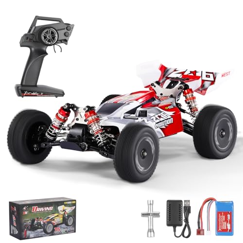 Goolsky Wltoys XKS 144001 Ferngesteuertes Auto, 60 km/h Off-Road Auto Hochgeschwindigkeits 1/14 4WD RTR mit Buggy und Allradantrieb von Goolsky