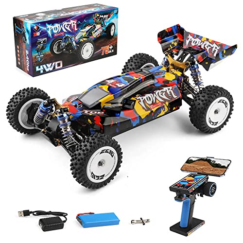 Wltoys XKS 124007 Ferngesteuertes Auto, Off-Road Auto Hochgeschwindigkeits 75km/h 1/12 2.4GHz 4WD RTR Bürstenloser Motor, Fahrgestell aus Metall RC Buggy Geländewagen Geschenke für Kinder Erwachsene von Goolsky