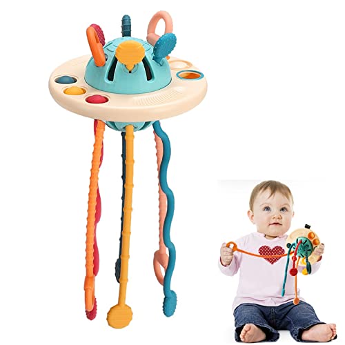 Goorder Montessori Spielzeug für Baby Sensorisches Spielzeug ab 1 Jahr, Silikon Zugschnur Aktivitätsspielzeug Spielzeug Kleinkind, Feinmotorik Babyspielzeug Lernspielzeug für 1 2 3 Jahre Junge Mädche von Goorder