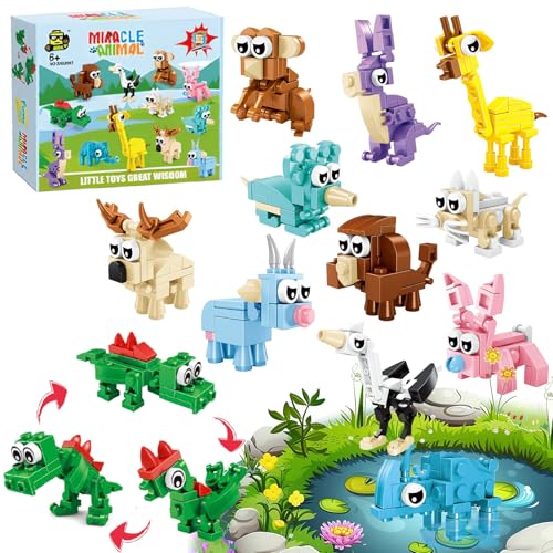 Goorder Mitgebsel Kindergeburtstag Gastgeschenke, 12 Stück Tier Bauset, 3 IN 1 Baustein Spielzeug OsterGeschenke Valentinstag Weihnachten Geburtstag Party Geschenke 6 7 8 9 10 11 Jungen und Mädchen Goorder Mitgebsel Kindergeburtstag Gastgeschenke, 12 Stück Tier Bauset, 3 IN 1 Baustein Spielzeug OsterGeschenke Valentinstag Weihnachten Geburtstag Party Geschenke 6 7 8 9 10 11 Jungen und Mädchen von Goorder