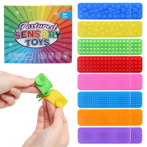 Goorder Sensorik Fidget Spielzeug 8 Stück, Sensorik Fidget Toys Anti Stress UNE Emotional Beruhigendes, Stressabbau Spielzeug für Stress, Angst, Adhs & Autismus für Kinder und Erwachsen von Goorder