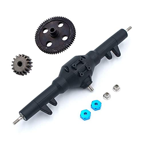 Goorvoucs 1 Set Metall-Differentialgetriebe vorne hinten Wellenbox Hydraulische Getriebebox & 1 Stück Stirnradgetriebe 62T Getriebe Goorvoucs 1 Set Metall-Differentialgetriebe vorne hinten Wellenbox Hydraulische Getriebebox & 1 Stück Stirnradgetriebe 62T Getriebe von Goorvoucs