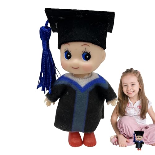 Goowafur Cartoon-Minipuppen, süße Puppenkollektion - Cartoon-Kinder-Bachelor-Uniform-Puppenfiguren,Tischdekoration mit starker Struktur für Wohnzimmer, Spielzimmer, Kinderzimmer, Arbeitsbereich, von Goowafur