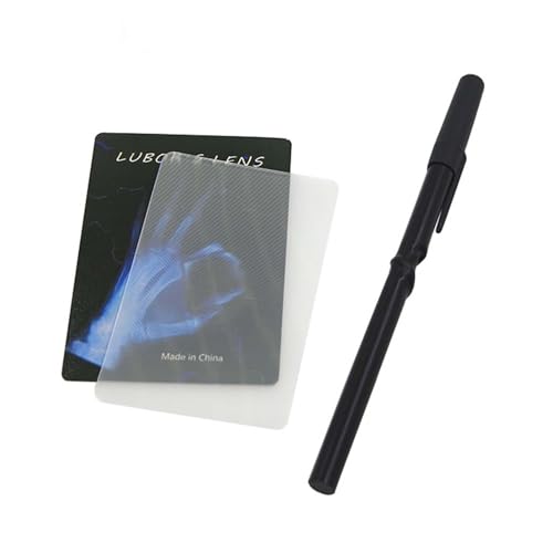 Goowafur Gimmick-Karte und Stift,Halluzinationsspielzeug - Linsenzauberkarten-Tricks, Karten- und Stiftzauberer-Zubehör für Anfänger, visuelle Magie Goowafur Gimmick-Karte und Stift,Halluzinationsspielzeug - Linsenzauberkarten-Tricks, Karten- und Stiftzauberer-Zubehör für Anfänger, visuelle Magie von Goowafur