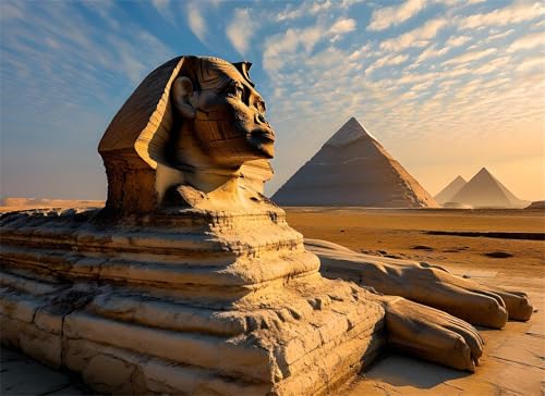 Ägypten Puzzle 500 Teile, Holzpuzzles 52x38cm, Puzzle für Erwachsene und Kinder, DIY Groß Puzzelmatten, Premium Quality Klassische Wooden Jigsaw, Home Wand Dekor oder als Geschenk Mädche Pyramide g-2 Ägypten Puzzle 500 Teile, Holzpuzzles 52x38cm, Puzzle für Erwachsene und Kinder, DIY Groß Puzzelmatten, Premium Quality Klassische Wooden Jigsaw, Home Wand Dekor oder als Geschenk Mädche Pyramide g-2 von Gooxehuu