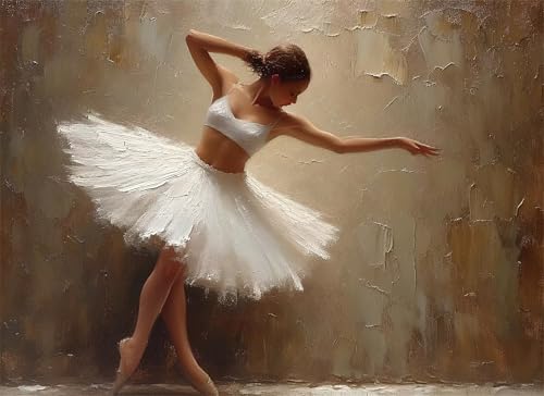 Ballett Puzzle 120 Teile, Holzpuzzles 29.7x21cm, Puzzle für Erwachsene und Kinder, DIY Groß Puzzelmatten, Premium Quality Klassische Wooden Jigsaw, Home Wand Dekor oder als Geschenk Mädche Frau g-9 von Gooxehuu