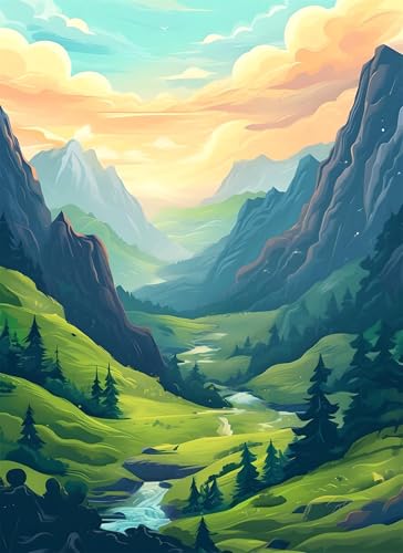 Berg Puzzle 120 Teile, Holzpuzzles 29.7x21cm, Puzzle für Erwachsene und Kinder, DIY Groß Puzzelmatten, Premium Quality Klassische Wooden Jigsaw, Home Wand Dekor oder als Geschenk Mädche Szene g-947 Berg Puzzle 120 Teile, Holzpuzzles 29.7x21cm, Puzzle für Erwachsene und Kinder, DIY Groß Puzzelmatten, Premium Quality Klassische Wooden Jigsaw, Home Wand Dekor oder als Geschenk Mädche Szene g-947 von Gooxehuu