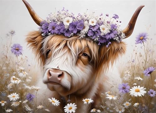 Blume Puzzle 3000 Teile, Holzpuzzles 122x81cm, Puzzle für Erwachsene und Kinder, DIY Groß Puzzelmatten, Premium Quality Klassische Wooden Jigsaw, Home Wand Dekor oder als Geschenk Mädche Ochse g-233 von Gooxehuu