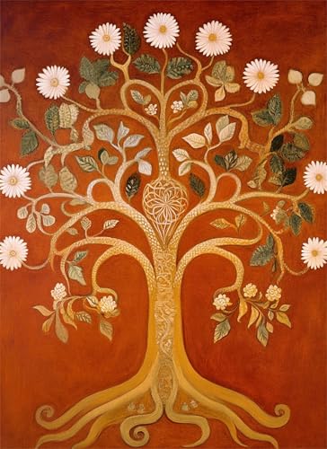 Blume Puzzle 5000 Teile, Holzpuzzles 156.5x105.5cm, Puzzle für Erwachsene und Kinder 12 Jahren, DIY Groß Puzzelmatten, Premium Quality Klassische Wooden Jigsaw, Home Wand Dekor Geschenk Baum g-805 von Gooxehuu