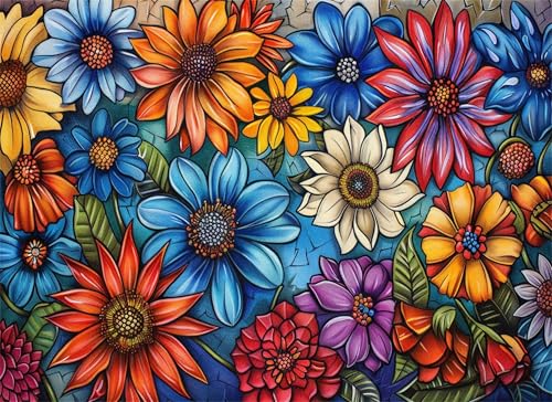 Farbe Puzzle 120 Teile, Holzpuzzles 29.7x21cm, Puzzle für Erwachsene und Kinder, DIY Groß Puzzelmatten, Premium Quality Klassische Wooden Jigsaw, Home Wand Dekor oder als Geschenk Mädche Blume g-26 Farbe Puzzle 120 Teile, Holzpuzzles 29.7x21cm, Puzzle für Erwachsene und Kinder, DIY Groß Puzzelmatten, Premium Quality Klassische Wooden Jigsaw, Home Wand Dekor oder als Geschenk Mädche Blume g-26 von Gooxehuu
