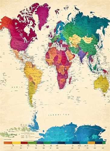 Farbe Puzzle 3000 Teile, Holzpuzzles 122x81cm, Puzzle für Erwachsene und Kinder 12 Jahren, DIY Groß Puzzelmatten, Premium Quality Klassische Wooden Jigsaw, Home Wand Dekor Geschenk Weltkarte g-531 Farbe Puzzle 3000 Teile, Holzpuzzles 122x81cm, Puzzle für Erwachsene und Kinder 12 Jahren, DIY Groß Puzzelmatten, Premium Quality Klassische Wooden Jigsaw, Home Wand Dekor Geschenk Weltkarte g-531 von Gooxehuu