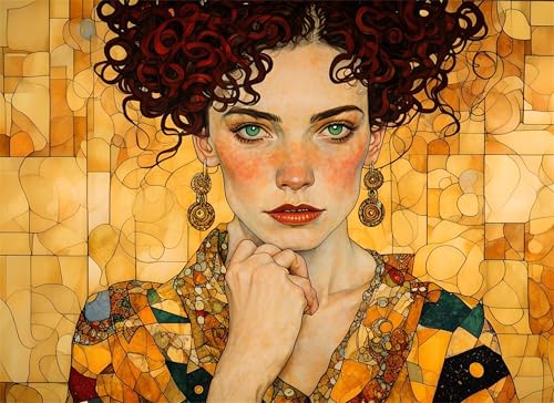 Klimt Puzzle 1500 Teile, Holzpuzzles 87x57cm, Puzzle für Erwachsene und Kinder 12 Jahren, DIY Groß Puzzelmatten, Premium Quality Klassische Wooden Jigsaw, Home Wand Dekor oder als Geschenk Frau g-275 Klimt Puzzle 1500 Teile, Holzpuzzles 87x57cm, Puzzle für Erwachsene und Kinder 12 Jahren, DIY Groß Puzzelmatten, Premium Quality Klassische Wooden Jigsaw, Home Wand Dekor oder als Geschenk Frau g-275 von Gooxehuu
