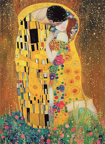 Klimt Puzzle 5000 Teile, Holzpuzzles 156.5x105.5cm, Puzzle für Erwachsene und Kinder 12 Jahren, DIY Groß Puzzelmatten, Premium Quality Klassische Wooden Jigsaw, Home Wand Dekor Geschenk Paar g-839 Klimt Puzzle 5000 Teile, Holzpuzzles 156.5x105.5cm, Puzzle für Erwachsene und Kinder 12 Jahren, DIY Groß Puzzelmatten, Premium Quality Klassische Wooden Jigsaw, Home Wand Dekor Geschenk Paar g-839 von Gooxehuu