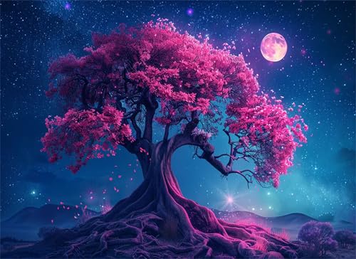 Mond Puzzle 1500 Teile, Holzpuzzles 87x57cm, Puzzle für Erwachsene und Kinder 12 Jahren, DIY Groß Puzzelmatten, Premium Quality Klassische Wooden Jigsaw, Home Wand Dekor oder als Geschenk Baum g-490 Mond Puzzle 1500 Teile, Holzpuzzles 87x57cm, Puzzle für Erwachsene und Kinder 12 Jahren, DIY Groß Puzzelmatten, Premium Quality Klassische Wooden Jigsaw, Home Wand Dekor oder als Geschenk Baum g-490 von Gooxehuu