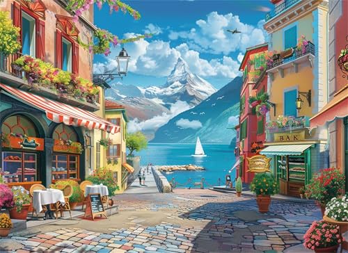 Ozean Puzzle 500 Teile, Holzpuzzles 52x38cm, Puzzle für Erwachsene und Kinder 12 Jahren, DIY Groß Puzzelmatten, Premium Quality Klassische Wooden Jigsaw, Home Wand Dekor Geschenk Landschaft g-150 Ozean Puzzle 500 Teile, Holzpuzzles 52x38cm, Puzzle für Erwachsene und Kinder 12 Jahren, DIY Groß Puzzelmatten, Premium Quality Klassische Wooden Jigsaw, Home Wand Dekor Geschenk Landschaft g-150 von Gooxehuu