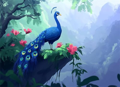 Pfau Puzzle 120 Teile, Holzpuzzles 29.7x21cm, Puzzle für Erwachsene und Kinder 12 Jahren, DIY Groß Puzzelmatten, Premium Quality Klassische Wooden Jigsaw, Home Wand Dekor oder als Geschenk Tier g-279 Pfau Puzzle 120 Teile, Holzpuzzles 29.7x21cm, Puzzle für Erwachsene und Kinder 12 Jahren, DIY Groß Puzzelmatten, Premium Quality Klassische Wooden Jigsaw, Home Wand Dekor oder als Geschenk Tier g-279 von Gooxehuu