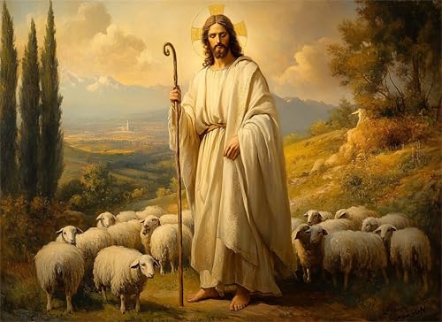 Puzzle 1000 Teile Jesus Puzzle Erwachsene, Holzpuzzle Klassische Puzzles Schaf Jigsaw Puzzles für Erwachsene Kinder, Clevere Rätsel Wooden Jigsaw, Geschicklichkeitsspiel für die Ganze Familie g-464 Puzzle 1000 Teile Jesus Puzzle Erwachsene, Holzpuzzle Klassische Puzzles Schaf Jigsaw Puzzles für Erwachsene Kinder, Clevere Rätsel Wooden Jigsaw, Geschicklichkeitsspiel für die Ganze Familie g-464 von Gooxehuu