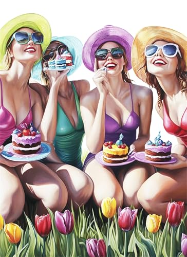 Puzzle 1000 Teile Karikatur Puzzle Erwachsene, Holzpuzzle Klassische Puzzles Schönheit Jigsaw Puzzles für Erwachsene, Clevere Rätsel Wooden Jigsaw, Geschicklichkeitsspiel für die Ganze Familie g-616 von Gooxehuu