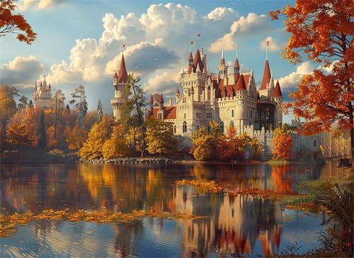Puzzle 1000 Teile Schloss Puzzle Erwachsene, Holzpuzzle Klassische Puzzles See Jigsaw Puzzles für Erwachsene und Kinder, Clevere Rätsel Wooden Jigsaw, Geschicklichkeitsspiel für die Ganze Familie g-43 Puzzle 1000 Teile Schloss Puzzle Erwachsene, Holzpuzzle Klassische Puzzles See Jigsaw Puzzles für Erwachsene und Kinder, Clevere Rätsel Wooden Jigsaw, Geschicklichkeitsspiel für die Ganze Familie g-43 von Gooxehuu