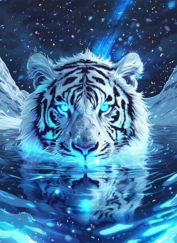 Puzzle 1000 Teile Tiger Puzzle Erwachsene, Holzpuzzle Klassische Puzzles Tier Jigsaw Puzzles für Erwachsene und Kinder, Clevere Rätsel Wooden Jigsaw, Geschicklichkeitsspiel für die Ganze Familie g-850 von Gooxehuu