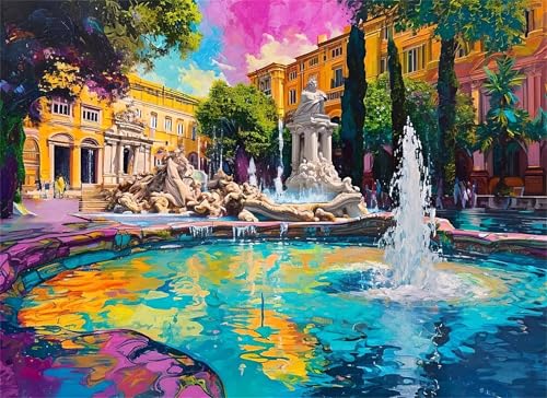 Puzzle 1000 Teile Trevi Puzzle Erwachsene, Holzpuzzle Klassische Puzzles Landschaft Jigsaw Puzzles für Erwachsene und Kinder, Clevere Rätsel Wooden Jigsaw, Geschicklichkeitsspiel für die Ganze g-431 Puzzle 1000 Teile Trevi Puzzle Erwachsene, Holzpuzzle Klassische Puzzles Landschaft Jigsaw Puzzles für Erwachsene und Kinder, Clevere Rätsel Wooden Jigsaw, Geschicklichkeitsspiel für die Ganze g-431 von Gooxehuu