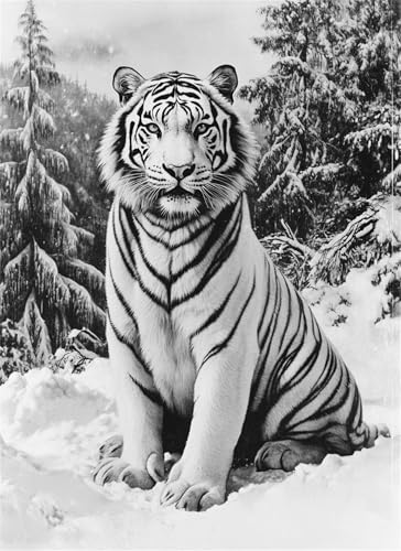Puzzle 1000 Teile Winter Puzzle Erwachsene, Holzpuzzle Klassische Puzzles Weißer Tiger Jigsaw Puzzles für Erwachsene, Clevere Rätsel Wooden Jigsaw, Geschicklichkeitsspiel für die Ganze Familie g-609 Puzzle 1000 Teile Winter Puzzle Erwachsene, Holzpuzzle Klassische Puzzles Weißer Tiger Jigsaw Puzzles für Erwachsene, Clevere Rätsel Wooden Jigsaw, Geschicklichkeitsspiel für die Ganze Familie g-609 von Gooxehuu