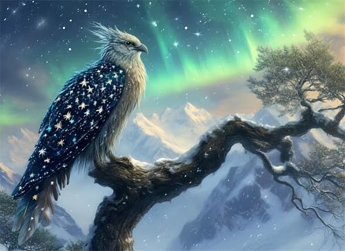 Puzzle 200 Teile Aurora Puzzle Erwachsene, Holzpuzzle Klassische Puzzles Adler Jigsaw Puzzles für Erwachsene Kinder, Clevere Rätsel Wooden Jigsaw, Geschicklichkeitsspiel für die Ganze Familie g-265 Puzzle 200 Teile Aurora Puzzle Erwachsene, Holzpuzzle Klassische Puzzles Adler Jigsaw Puzzles für Erwachsene Kinder, Clevere Rätsel Wooden Jigsaw, Geschicklichkeitsspiel für die Ganze Familie g-265 von Gooxehuu