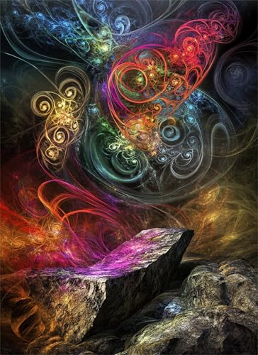 Puzzle 2000 Teile Abstrakt Puzzle Erwachsene, Holzpuzzle Klassische Puzzles Farbe Jigsaw Puzzles für Erwachsene und Kinder, Clevere Rätsel Wooden Jigsaw, Geschicklichkeitsspiel für die Ganze g-551 von Gooxehuu