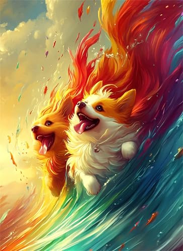Puzzle 2000 Teile Farbe Puzzle Erwachsene, Holzpuzzle Klassische Puzzles Hund Jigsaw Puzzles für Erwachsene und Kinder, Clevere Rätsel Wooden Jigsaw, Geschicklichkeitsspiel für die Ganze Familie g-519 Puzzle 2000 Teile Farbe Puzzle Erwachsene, Holzpuzzle Klassische Puzzles Hund Jigsaw Puzzles für Erwachsene und Kinder, Clevere Rätsel Wooden Jigsaw, Geschicklichkeitsspiel für die Ganze Familie g-519 von Gooxehuu