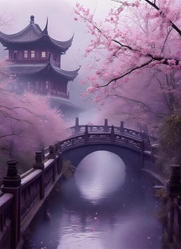 Puzzle 2000 Teile Japan Puzzle Erwachsene, Holzpuzzle Klassische Puzzles Landschaft Jigsaw Puzzles für Erwachsene und Kinder, Clevere Rätsel Wooden Jigsaw, Geschicklichkeitsspiel für die Ganze g-934 von Gooxehuu