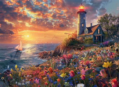 Puzzle 2000 Teile Leuchtturm Puzzle Erwachsene, Holzpuzzle Klassische Puzzles Landschaft Jigsaw Puzzles für Erwachsene, Clevere Rätsel Wooden Jigsaw, Geschicklichkeitsspiel für die Ganze Familie g-70 Puzzle 2000 Teile Leuchtturm Puzzle Erwachsene, Holzpuzzle Klassische Puzzles Landschaft Jigsaw Puzzles für Erwachsene, Clevere Rätsel Wooden Jigsaw, Geschicklichkeitsspiel für die Ganze Familie g-70 von Gooxehuu