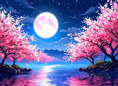 Puzzle 2000 Teile Mond Puzzle Erwachsene, Holzpuzzle Klassische Puzzles Kirschblüten Jigsaw Puzzles für Erwachsene, Clevere Rätsel Wooden Jigsaw, Geschicklichkeitsspiel für die Ganze Familie g-494 Puzzle 2000 Teile Mond Puzzle Erwachsene, Holzpuzzle Klassische Puzzles Kirschblüten Jigsaw Puzzles für Erwachsene, Clevere Rätsel Wooden Jigsaw, Geschicklichkeitsspiel für die Ganze Familie g-494 von Gooxehuu