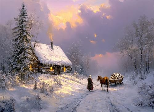 Puzzle 2000 Teile Schneeszene Puzzle Erwachsene, Holzpuzzle Klassische Puzzles Kabine Jigsaw Puzzles für Erwachsene, Clevere Rätsel Wooden Jigsaw, Geschicklichkeitsspiel für die Ganze Familie g-461 Puzzle 2000 Teile Schneeszene Puzzle Erwachsene, Holzpuzzle Klassische Puzzles Kabine Jigsaw Puzzles für Erwachsene, Clevere Rätsel Wooden Jigsaw, Geschicklichkeitsspiel für die Ganze Familie g-461 von Gooxehuu