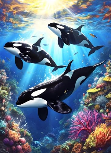 Puzzle 4000 Teile Delphin Puzzle Erwachsene, Holzpuzzle Klassische Puzzles Tier Jigsaw Puzzles für Erwachsene Kinder, Clevere Rätsel Wooden Jigsaw, Geschicklichkeitsspiel für die Ganze Familie g-739 Puzzle 4000 Teile Delphin Puzzle Erwachsene, Holzpuzzle Klassische Puzzles Tier Jigsaw Puzzles für Erwachsene Kinder, Clevere Rätsel Wooden Jigsaw, Geschicklichkeitsspiel für die Ganze Familie g-739 von Gooxehuu