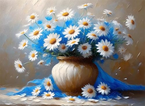Puzzle 4000 Teile Gänseblümchen Puzzle Erwachsene, Holzpuzzle Klassische Puzzles Blume Jigsaw Puzzles für Erwachsene, Clevere Rätsel Wooden Jigsaw, Geschicklichkeitsspiel für die Ganze Familie g-65 von Gooxehuu