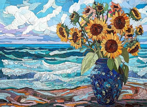 Puzzle 4000 Teile Sonnenblume Puzzle Erwachsene, Holzpuzzle Klassische Puzzles Landschaft Jigsaw Puzzles für Erwachsene, Clevere Rätsel Wooden Jigsaw, Geschicklichkeitsspiel für Ganze Familie g-442 Puzzle 4000 Teile Sonnenblume Puzzle Erwachsene, Holzpuzzle Klassische Puzzles Landschaft Jigsaw Puzzles für Erwachsene, Clevere Rätsel Wooden Jigsaw, Geschicklichkeitsspiel für Ganze Familie g-442 von Gooxehuu
