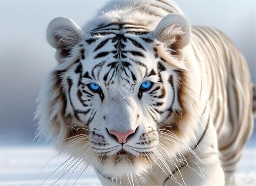 Puzzle 4000 Teile Tier Puzzle Erwachsene, Holzpuzzle Klassische Puzzles Tiger Jigsaw Puzzles für Erwachsene und Kinder, Clevere Rätsel Wooden Jigsaw, Geschicklichkeitsspiel für die Ganze Familie g-103 von Gooxehuu