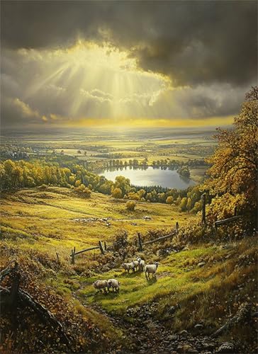 Puzzle 4000 Teile Wiese Puzzle Erwachsene, Holzpuzzle Klassische Puzzles Landschaft Jigsaw Puzzles für Erwachsene und Kinder, Clevere Rätsel Wooden Jigsaw, Geschicklichkeitsspiel für die Ganze g-536 Puzzle 4000 Teile Wiese Puzzle Erwachsene, Holzpuzzle Klassische Puzzles Landschaft Jigsaw Puzzles für Erwachsene und Kinder, Clevere Rätsel Wooden Jigsaw, Geschicklichkeitsspiel für die Ganze g-536 von Gooxehuu