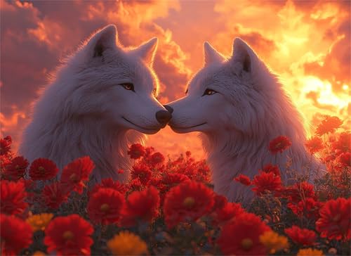 Puzzle 4000 Teile Wolf Puzzle Erwachsene, Holzpuzzle Klassische Puzzles Blumenmeer Jigsaw Puzzles für Erwachsene und Kinder, Clevere Rätsel Wooden Jigsaw, Geschicklichkeitsspiel für die Ganze g-287 Puzzle 4000 Teile Wolf Puzzle Erwachsene, Holzpuzzle Klassische Puzzles Blumenmeer Jigsaw Puzzles für Erwachsene und Kinder, Clevere Rätsel Wooden Jigsaw, Geschicklichkeitsspiel für die Ganze g-287 von Gooxehuu