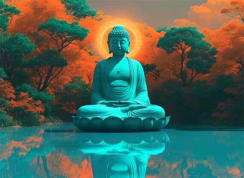Puzzle 4000 Teile Zen Puzzle Erwachsene, Holzpuzzle Klassische Puzzles See Jigsaw Puzzles für Erwachsene und Kinder, Clevere Rätsel Wooden Jigsaw, Geschicklichkeitsspiel für die Ganze Familie g-38 von Gooxehuu